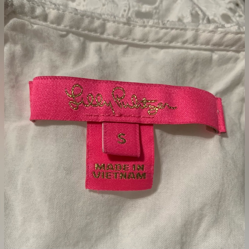 Lilly Pulitzer Dusk Ruffled Top - Picture 4 of 5